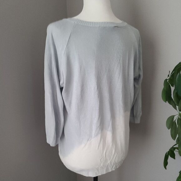 🎁 Lauren vidal crew neck sweater  3/4 sleeve - Picture 3 of 3